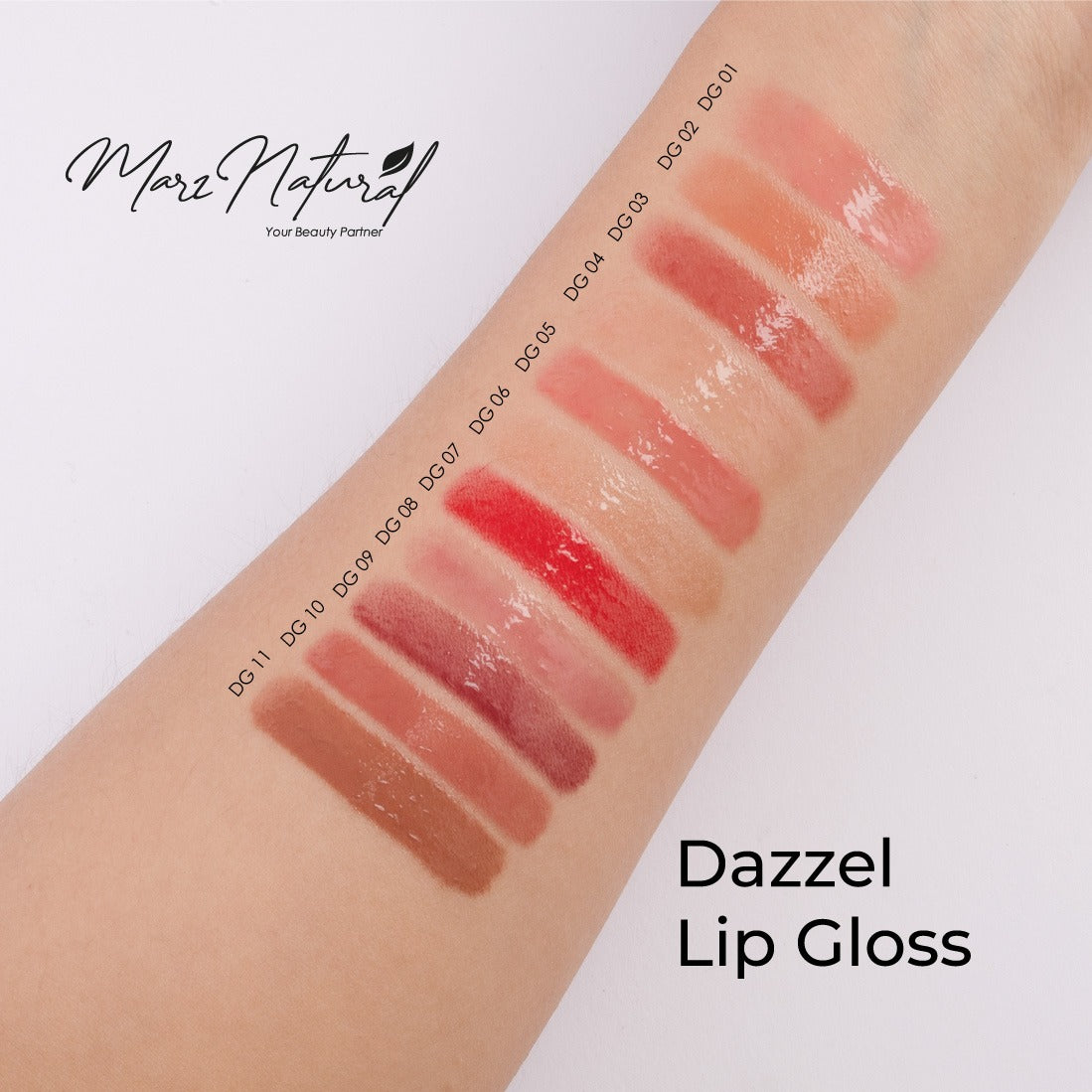 Terracotta - Dazzel Lip Gloss – Marz Natural