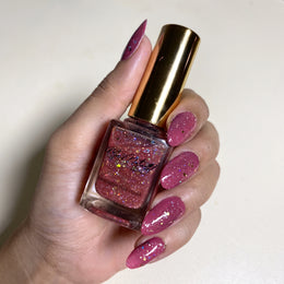 Pink Glitter - Breathable Nail Polish