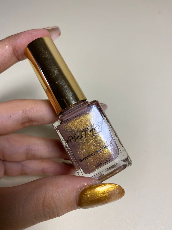 Copper Gold Metallic - Breathable Nail Polish