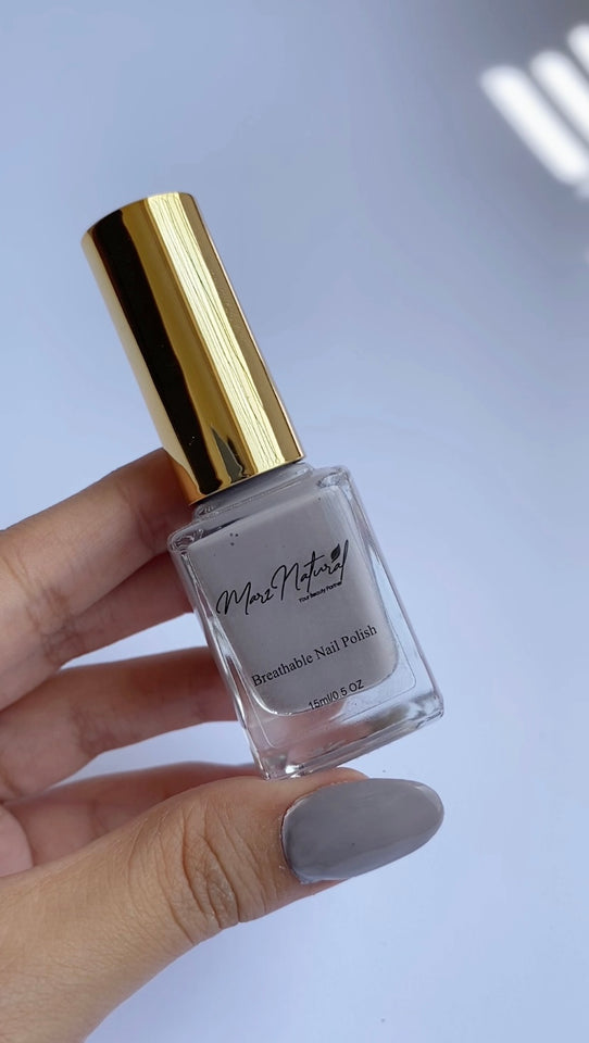 Grey - Breathable Nail Polish