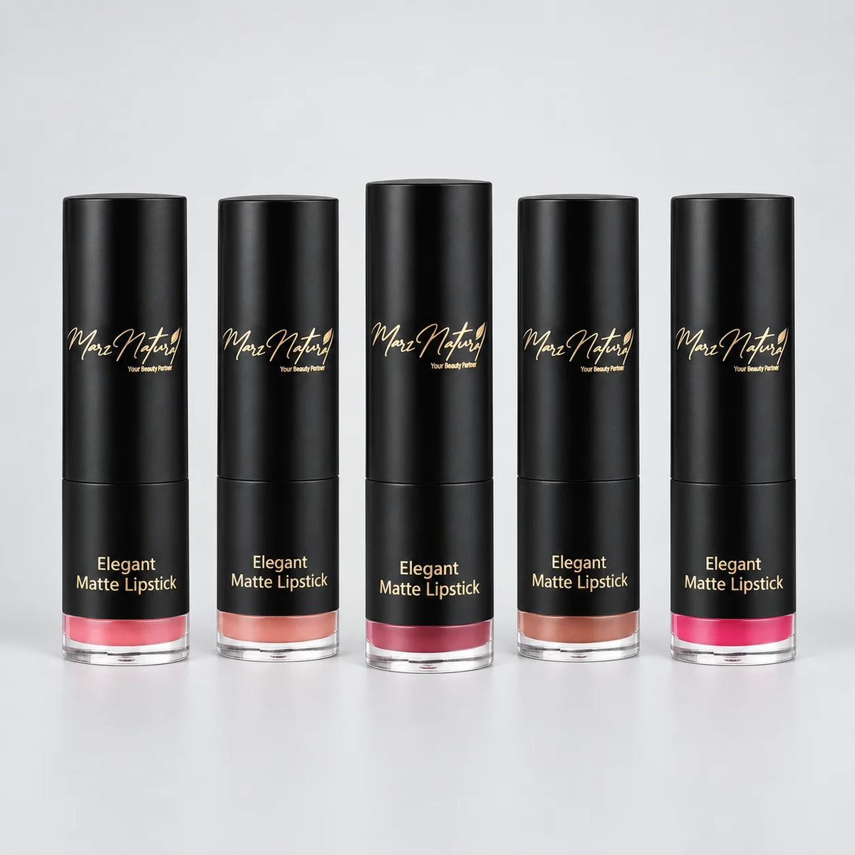 Matte Lipstick Shade Set (5 Shades)