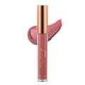 A tube of Terracotta Dazzel Lip Gloss with a pink color swatch next to it, indicating the product's shade.