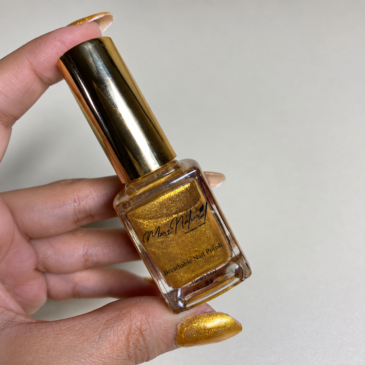 Golden Metallic - Breathable Nail Polish
