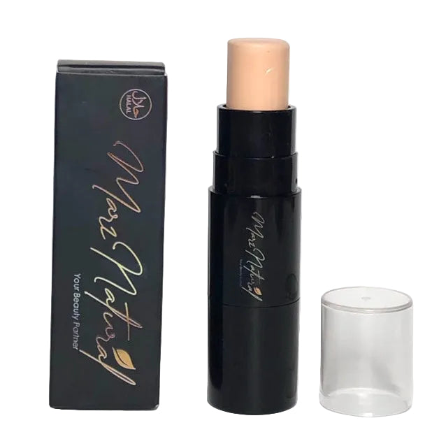 MAC Natural Contour stick with its black packaging box and a clear cap, displayed on a white background.